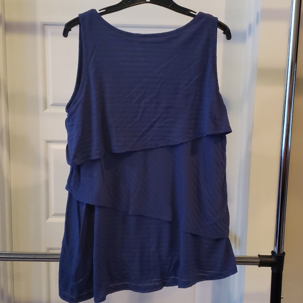 Avenue Ruffle Tank - Picture 2 of 3